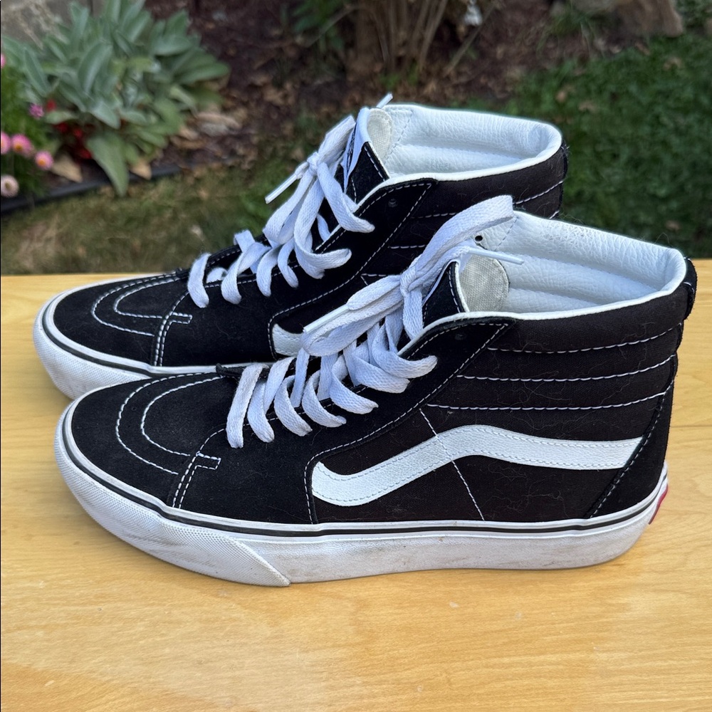 Vans Classic Black and White Sneakers